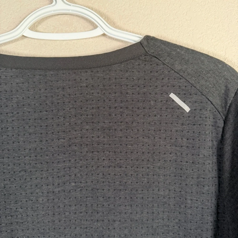 Nike Running Dri-FIT Rise 365 Shirt Mens 2XL Black DD1534-010 Short Sleeve